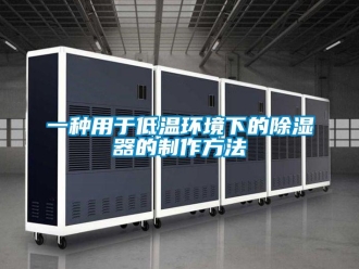 行业新闻一种用于低温环境下的除湿器的制作方法