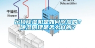 吊顶除湿机是如何除湿的？除湿原理是怎么样的？