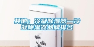 其他：冷凝除湿器—冷凝除湿器品牌排名