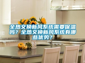 企业新闻全热交换新风系统需要保温吗？全热交换新风系统有哪些优势？