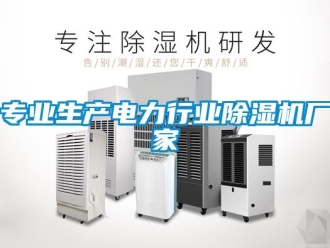 企业新闻专业生产电力行业除湿机厂家