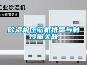 企业新闻除湿机压缩机排量与制冷量关联