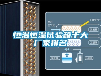 知识百科恒温恒湿试验箱十大厂家排名