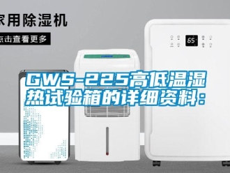 常见问题GWS-225高低温湿热试验箱的详细资料：