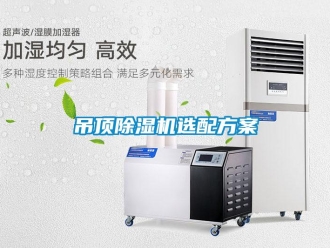 企业新闻吊顶除湿机选配方案