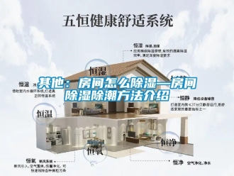 企业新闻其他：房间怎么除湿—房间除湿除潮方法介绍
