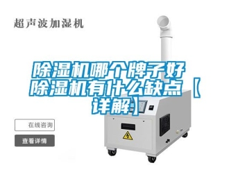 行业新闻除湿机哪个牌子好 除湿机有什么缺点【详解】