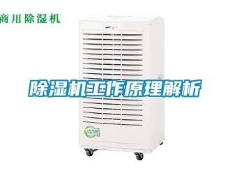 常见问题除湿机工作原理解析