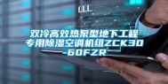 双冷高效热泵型地下工程专用除湿空调机组ZCK30-60FZR