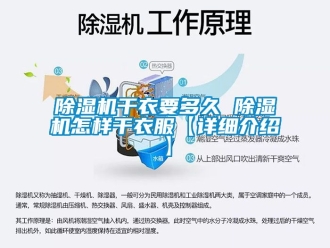 行业新闻除湿机干衣要多久 除湿机怎样干衣服【详细介绍】