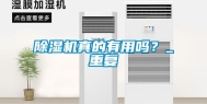 除湿机真的有用吗？_重复