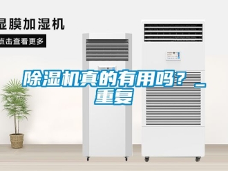 行业新闻除湿机真的有用吗？_重复
