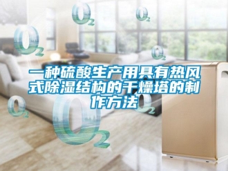 企业新闻一种硫酸生产用具有热风式除湿结构的干燥塔的制作方法