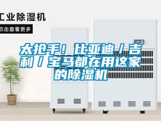 行业新闻太抢手！比亚迪／吉利／宝马都在用这家的除湿机
