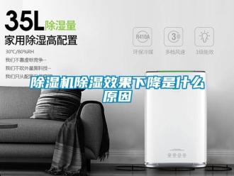 企业新闻除湿机除湿效果下降是什么原因