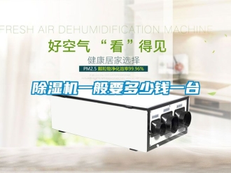 行业新闻除湿机一般要多少钱一台