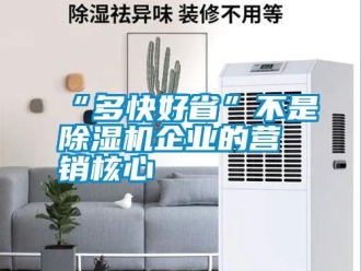常见问题“多快好省”不是除湿机企业的营销核心
