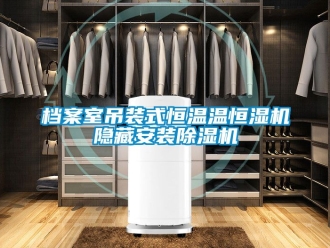 知识百科档案室吊装式恒温温恒湿机隐藏安装除湿机