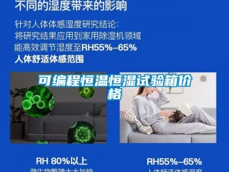 知识百科可编程恒温恒湿试验箱价格