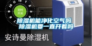 除湿机能净化空气吗 除湿机要一直开着吗