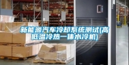 新能源汽车冷却系统测试(高低温冷热一体水冷机)