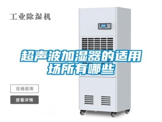 企业新闻超声波加湿器的适用场所有哪些