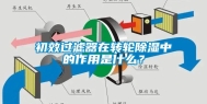 初效过滤器在转轮除湿中的作用是什么？