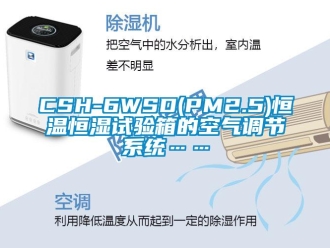 常见问题CSH-6WSD(PM2.5)恒温恒湿试验箱的空气调节系统……