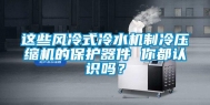 这些风冷式冷水机制冷压缩机的保护器件 你都认识吗？