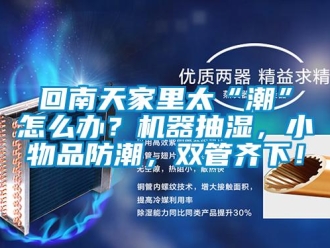企业新闻回南天家里太“潮”怎么办？机器抽湿，小物品防潮，双管齐下！