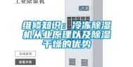 维修知识：冷冻除湿机从业原理以及除湿干燥的优势