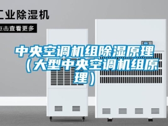 行业新闻中央空调机组除湿原理（大型中央空调机组原理）
