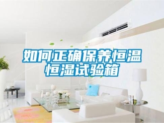 知识百科如何正确保养恒温恒湿试验箱