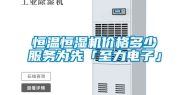 恒温恒湿机价格多少服务为先「至力电子」