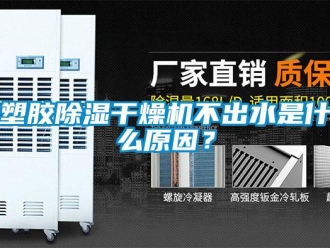 行业新闻塑胶除湿干燥机不出水是什么原因？