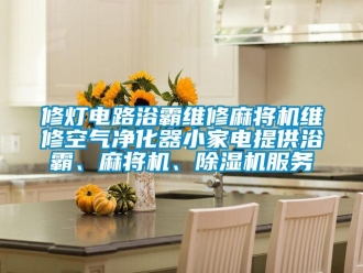 行业新闻修灯电路浴霸维修麻将机维修空气净化器小家电提供浴霸、麻将机、除湿机服务