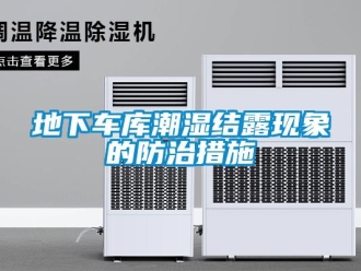 企业新闻地下车库潮湿结露现象的防治措施