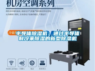 企业新闻半导体除湿机：通过半导体制冷来除湿的新型除湿机