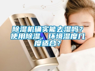 行业新闻除湿机确实能去湿吗？使用除湿，环境湿度几度适合？