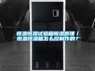 知识百科恒温恒湿试验箱除湿原理／恒温恒湿箱怎么控制作的？
