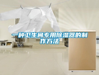 行业新闻一种卫生间专用除湿器的制作方法