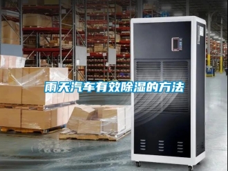 知识百科雨天汽车有效除湿的方法