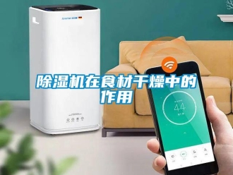 企业新闻除湿机在食材干燥中的作用