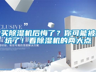 行业新闻买除湿机后悔了？你可能被坑了！看除湿机的两大点