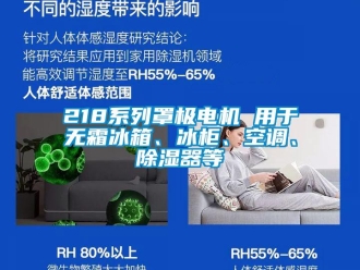 企业新闻218系列罩极电机 用于无霜冰箱、冰柜、空调、除湿器等