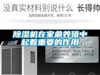 企业新闻除湿机在家禽养殖中起着重要的作用