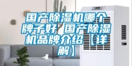 国产除湿机哪个牌子好 国产除湿机品牌介绍【详解】