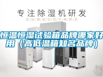 知识百科恒温恒湿试验箱品牌哪家好用（高低温箱知名品牌）