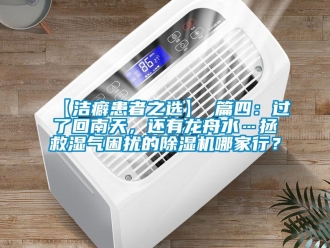 企业新闻【洁癖患者之选】 篇四：过了回南天，还有龙舟水…拯救湿气困扰的除湿机哪家行？