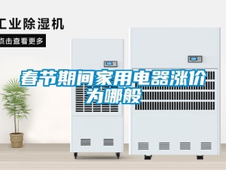 企业新闻春节期间家用电器涨价为哪般